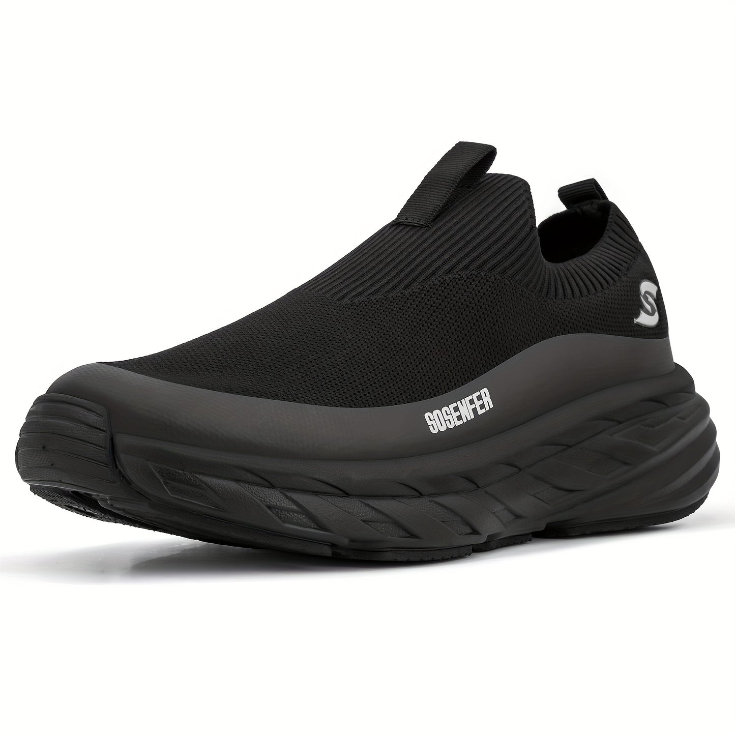 Men's Slip-on Running Sneakers: Lightweight, Breathable Athletic Shoes