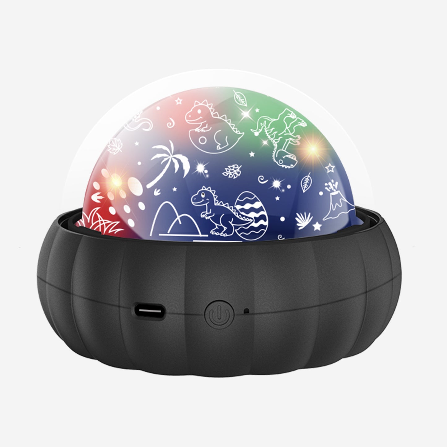 Star Projector Night Light with Dinosaur and Moon & Stars Galaxy Projection, 360° Rotation, Color Changing – Perfect Christmas Gift for Best Friend.