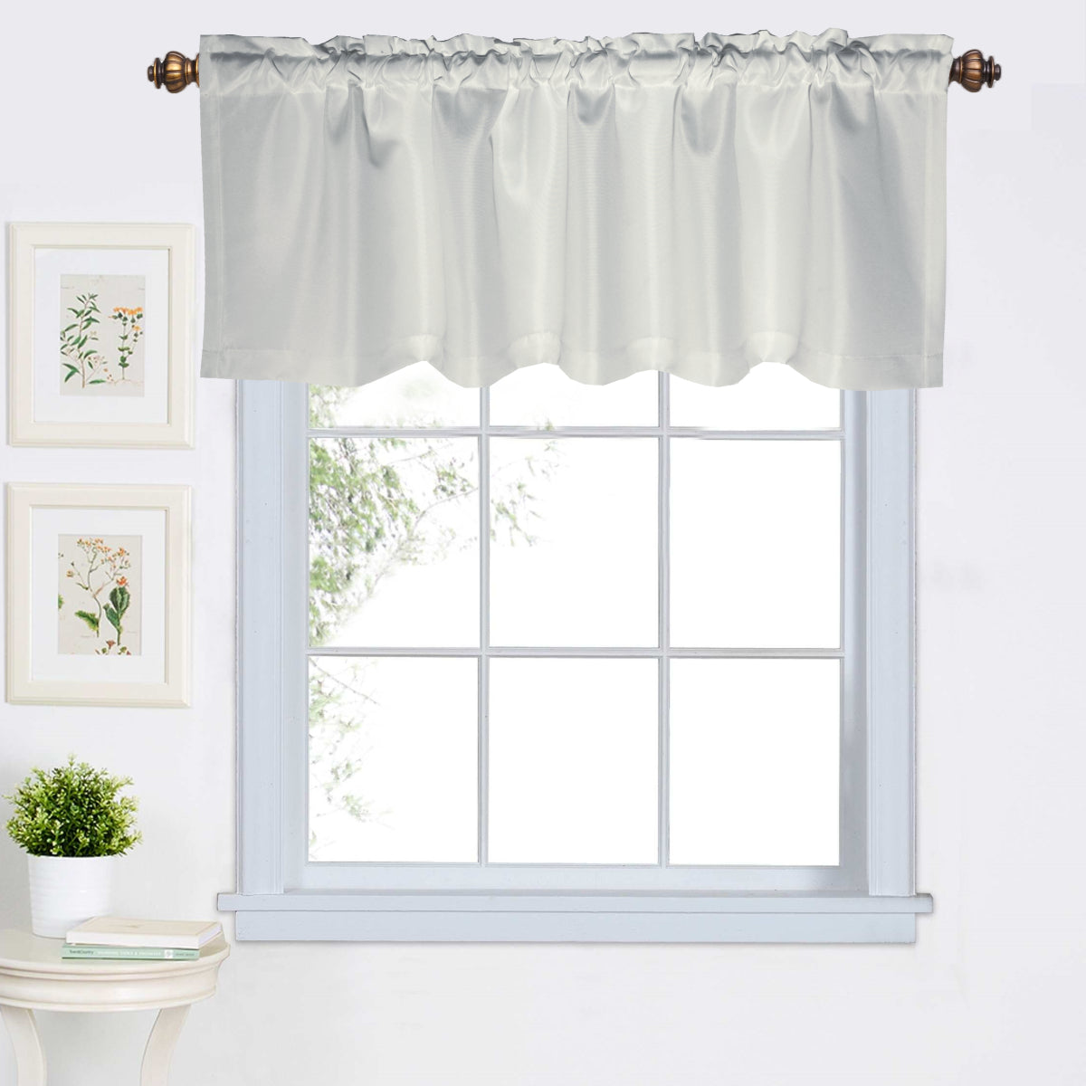 Single Coffee Half Curtain Door Curtain made of Plain Nylon