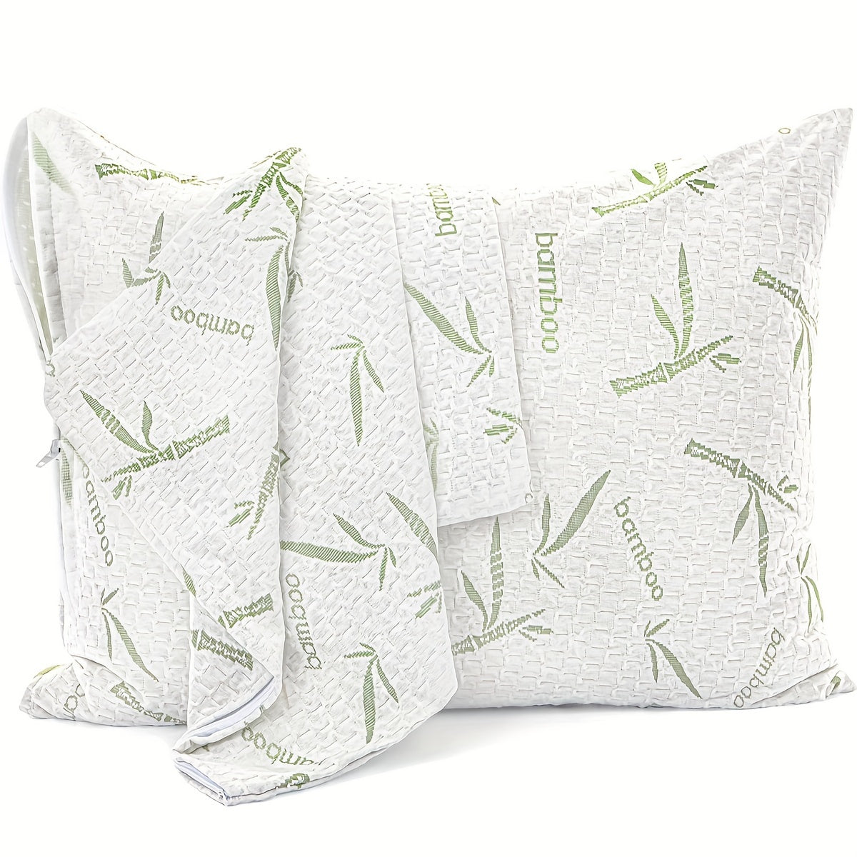 Bamboo Viscose Pillowcase with Cooling Technology and Zipper Closure - Resistant to Insects, Made with High-Quality Fabric for a Luxurious Hotel Feel, Size 20x30 inches