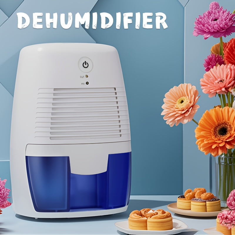 Home small silent dehumidifier for 5-10m² areas with simple one-button operation, high efficiency, and automatic shut-off. Ideal for cloakrooms and bedrooms.