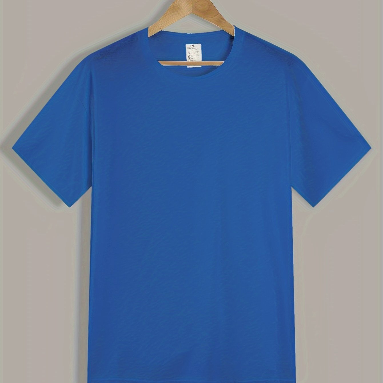 Cotton crew neck t-shirt for men