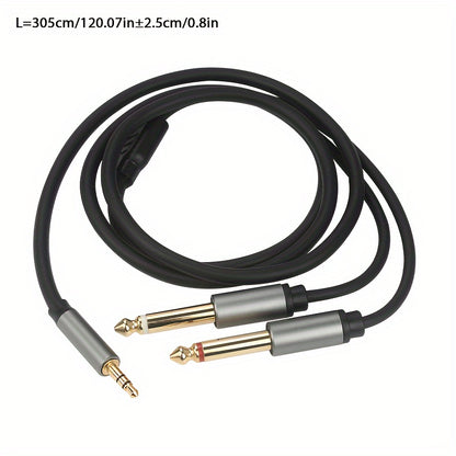 3.5mm to 6.35mm audio cables for high-fidelity sound quality. Compatible with PC, phone, tablet, MP3, speaker, guitar, microphone, amplifier, and CD player. Eid Al-Adha Mubarak.