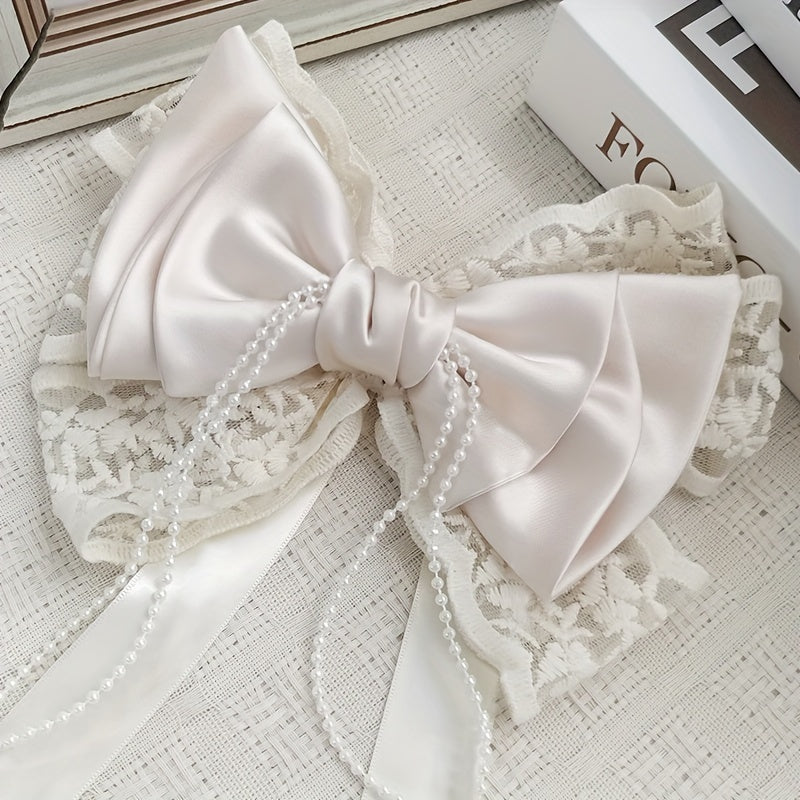 Add a touch of elegance to your curtains with this 1-piece Pink Lace Bow Curtain Tieback. The French Romantic Style design features a punch-free curtain clip with delicate floral patterns. Made of polyester, this modern and simple design is perfect for