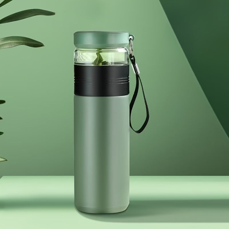 450ml Stainless Steel Tumbler with Tea Infuser, Hand Wash Only, Leakproof, BPA-Free - Great for Travel, Hiking, School | Perfect Gift for Various Occasions.