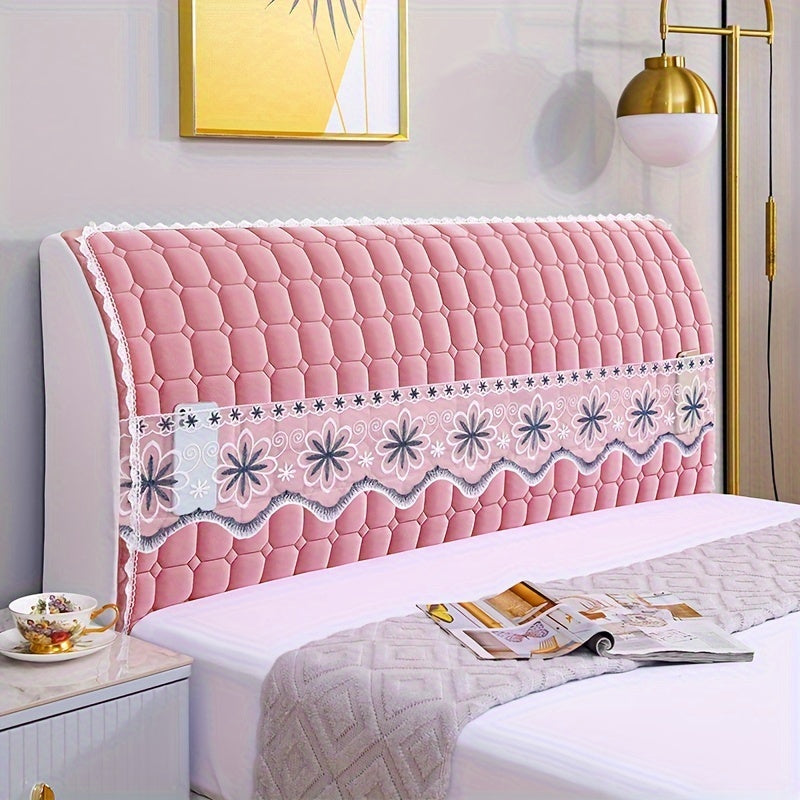 Protect your bed with this super soft quilted headboard cover, in a luxury solid color, to keep it free from dust and stains.