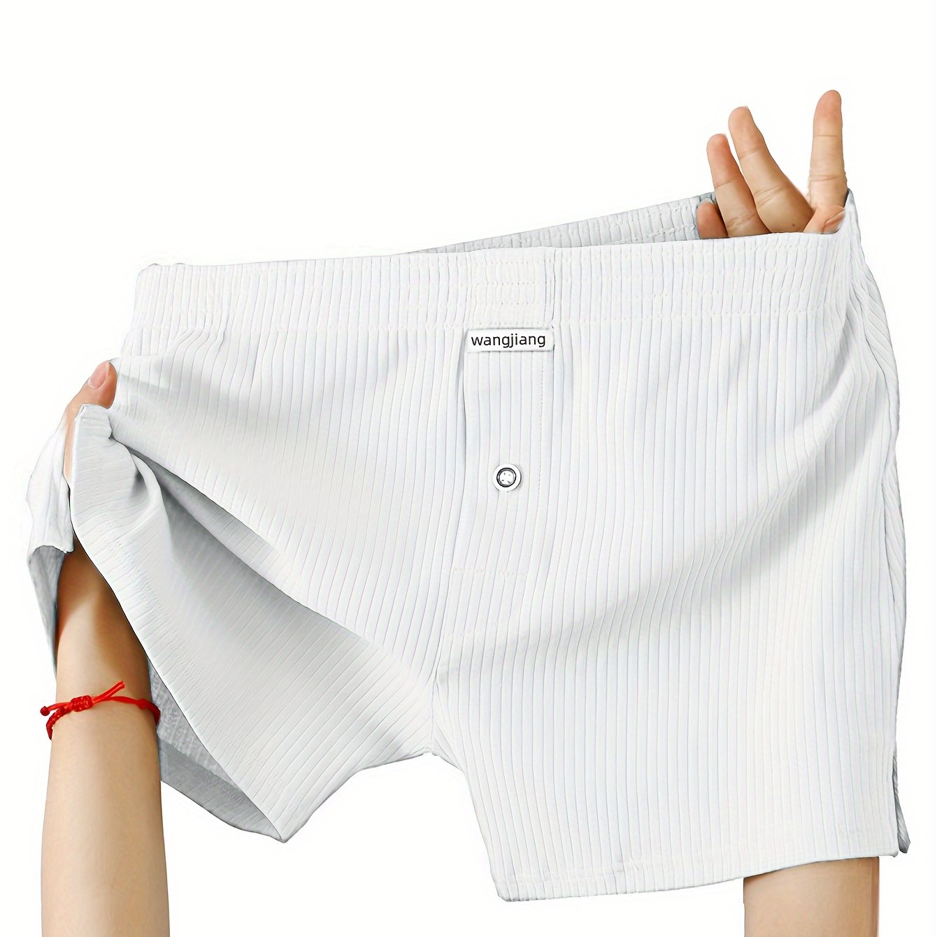 Cotton Button Fly Boxer Shorts for Men - Comfortable and Breathable, Ideal for Home or Sleepwear