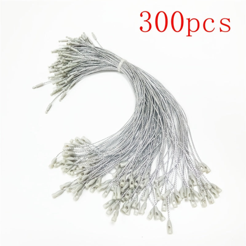 100/300 pieces of 20cm golden and silver threads for Christmas tree decorations and ornaments.