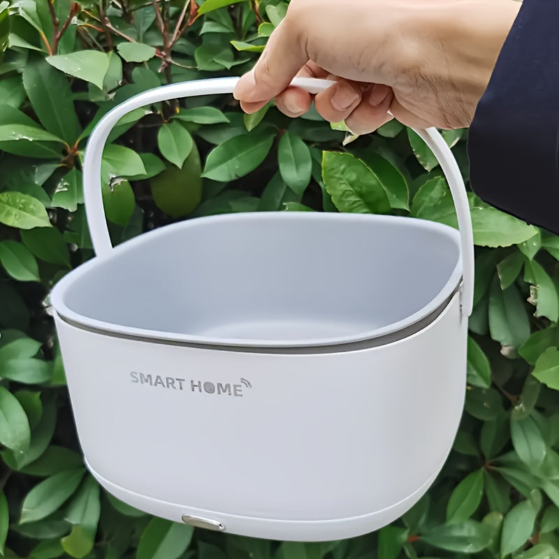 Portable Smart Home Ultrasonic Vegetable and Fruit Washer: A Convenient Camping Essential for Sterilization and Purification. Made of Plastic, Runs on Dry Batteries (AAA Not Included). A Safe Kitchen Cleaning Tool for Non-Food Contact Surfaces.