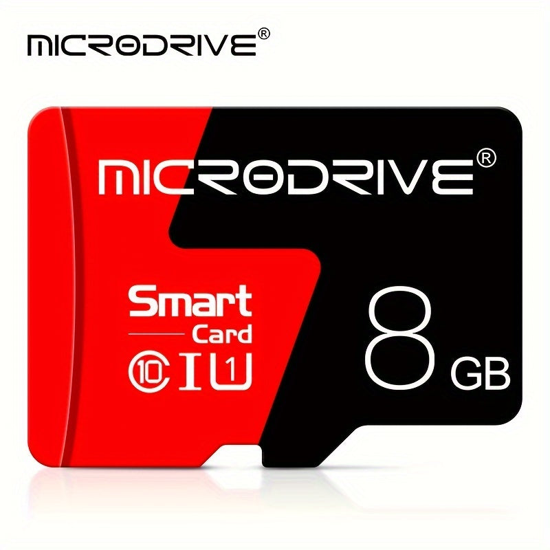 Microdrive offers high-speed TF SD memory cards in sizes ranging from 4GB to 256GB, with a 4K HD USB card reader adapter included.