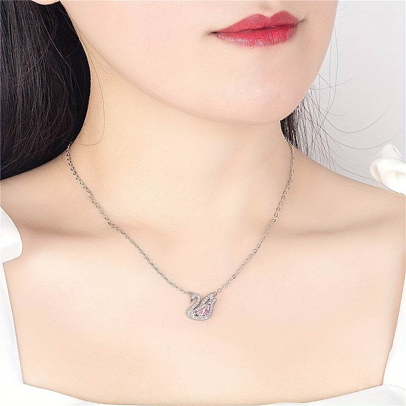 Celebrate with style! This elegant Zirconia pendant necklace makes the perfect gift for birthdays, Mother's Day, Christmas, Valentine's Day, or just because. Treat yourself or your friends to this delicate accessory, perfect for both casual and special