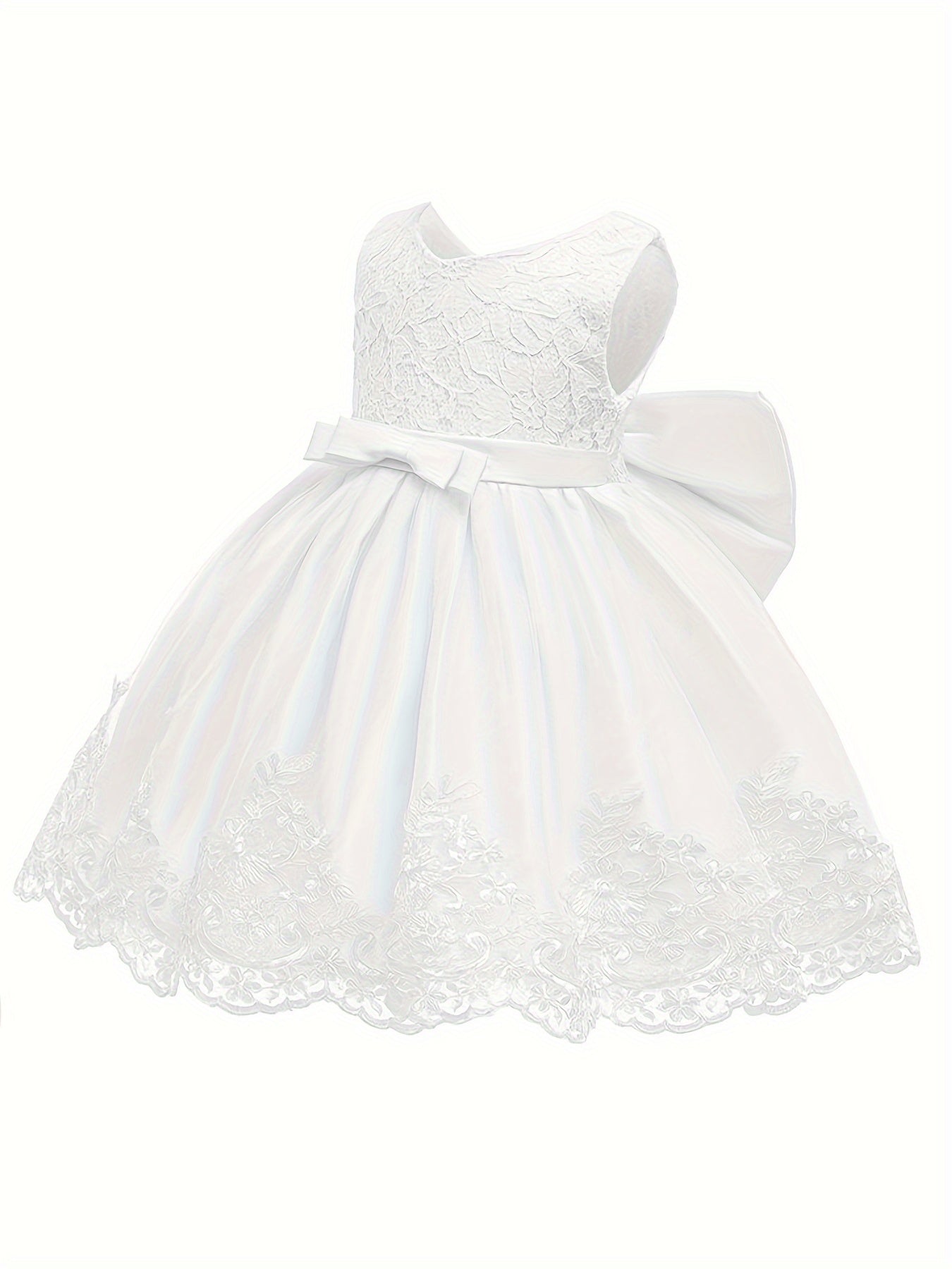 Elegant lace princess tulle dress for toddler, perfect for formal occasions, birthdays, photography, and banquets.