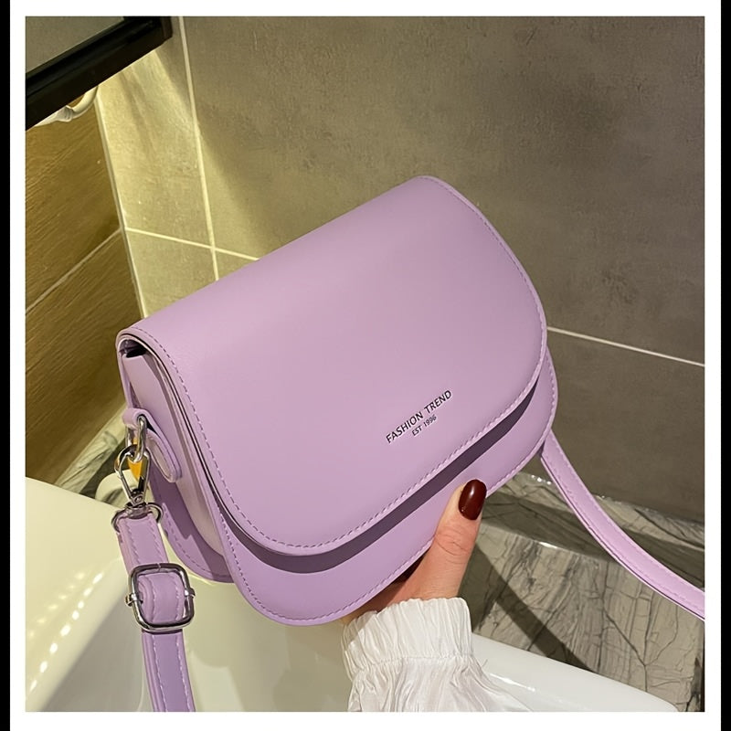 Stylish Spring 2023 Women's Shoulder Bag - Modern Synthetic Leather Crossbody Purse in Various Colors, Square Design with Adjustable Strap, Ideal for Daily Use