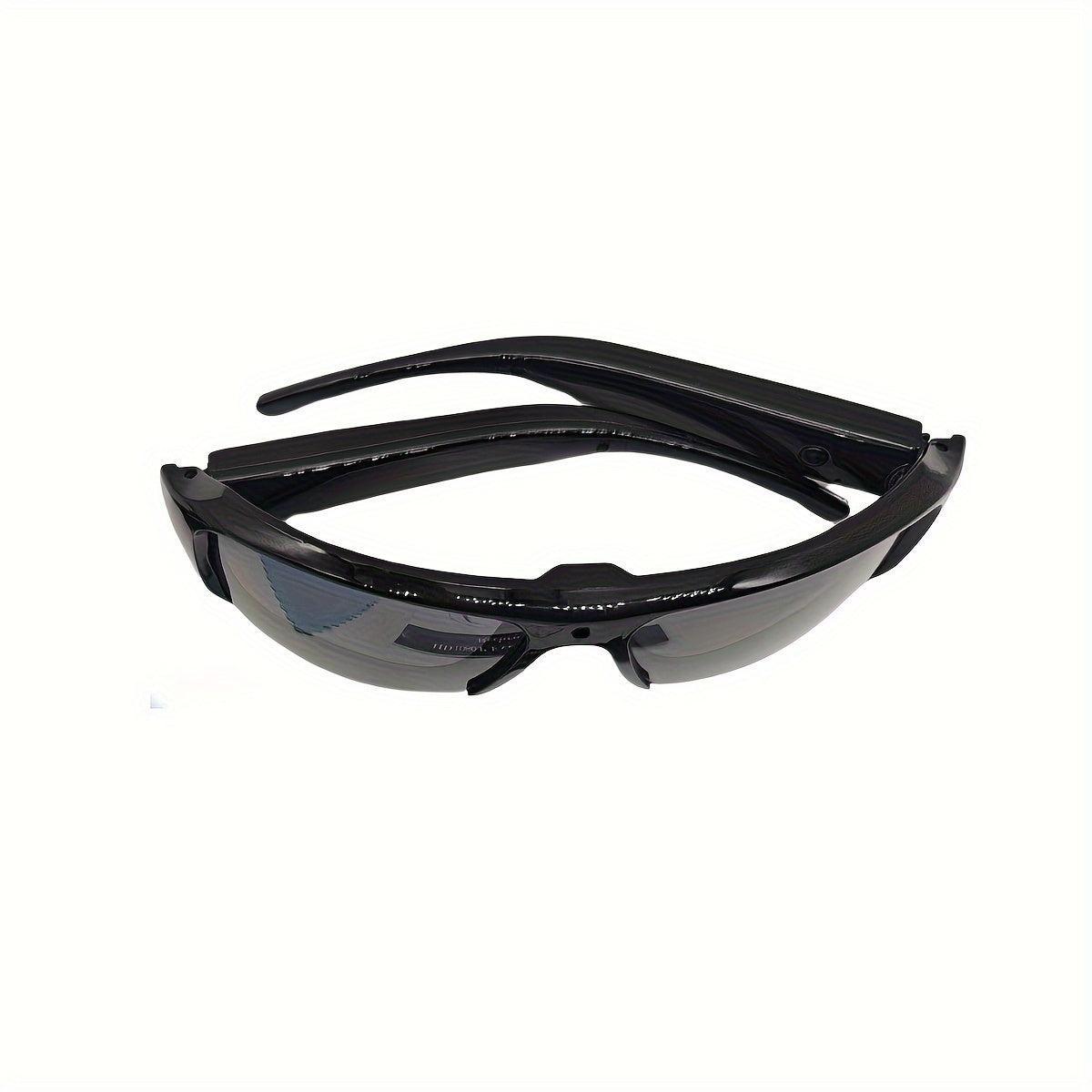 HD video glasses for sports & meetings, 1080P, 90-min battery, 75° wide angle, 64GB memory card included.