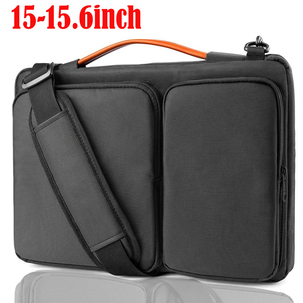 33.02/35.56/39.62 Cm Laptop Shoulder Bag, Waterproof 360 Protective Case with Shoulder Strap and Handle