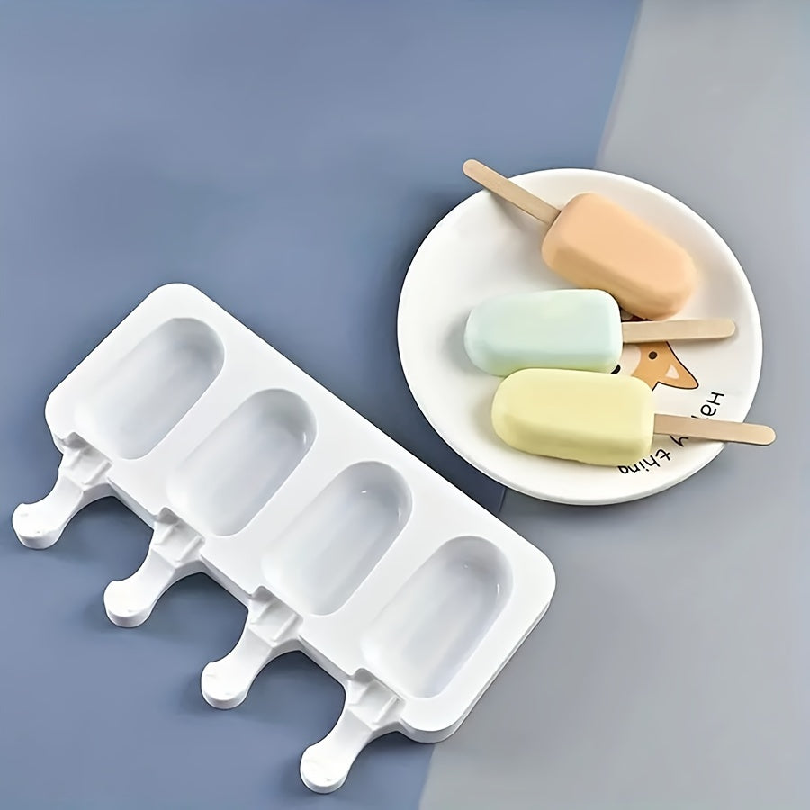 Silicone Popsicle Mold for Easy Release - Safe, Reusable Maker for Homemade Frozen Treats in the Kitchen and Dining Room