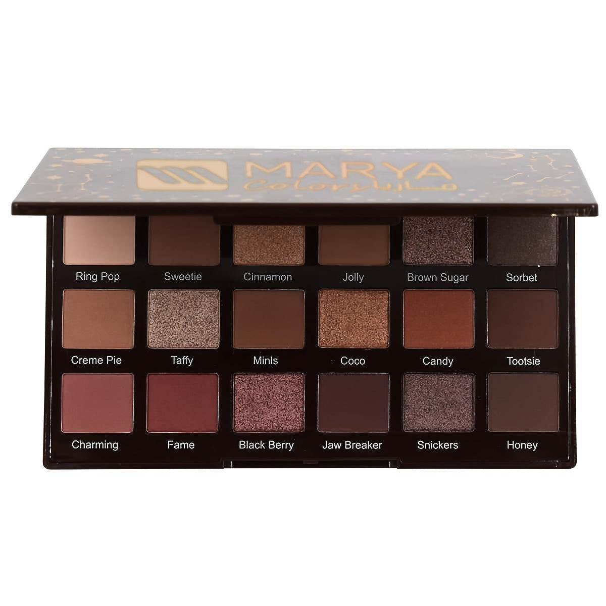 Desert Dusk Eyeshadow Palette: 18 Highly Pigmented Waterproof Shades