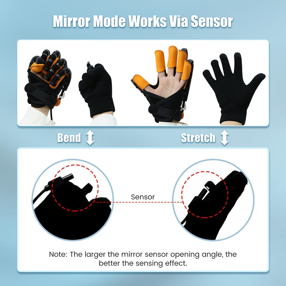 SALORIE Auto Hand Training Robot Gloves for Finger Exercise (Plug in)