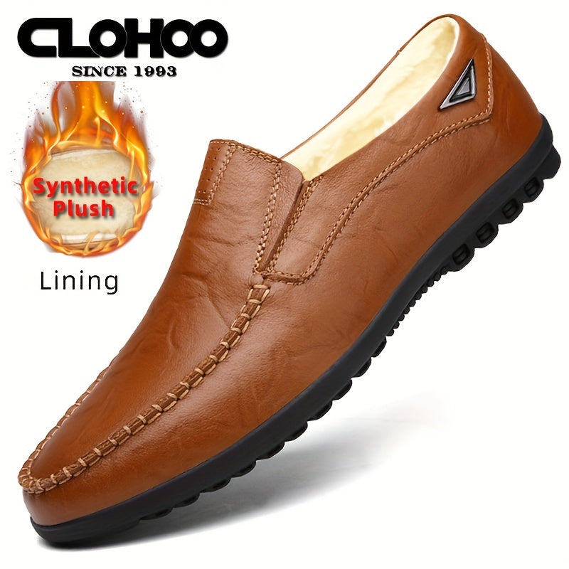 CLOHOO Men's Handmade Loafers in Assorted Colors