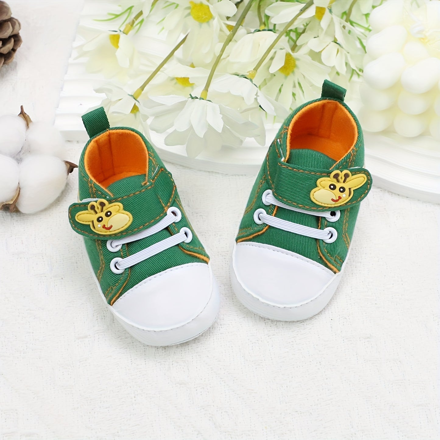 RABEISIR Toddler Shoes with Cute Giraffe Design - Non-Slip for Everyday and Vacation Wear