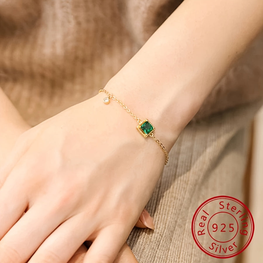 Simple yet elegant, this high-end S925 sterling silver bracelet is the perfect accessory for any woman. With a Japanese light luxury retro design, this thin bracelet is sure to complement any outfit. It makes a great gift for your girlfriend on