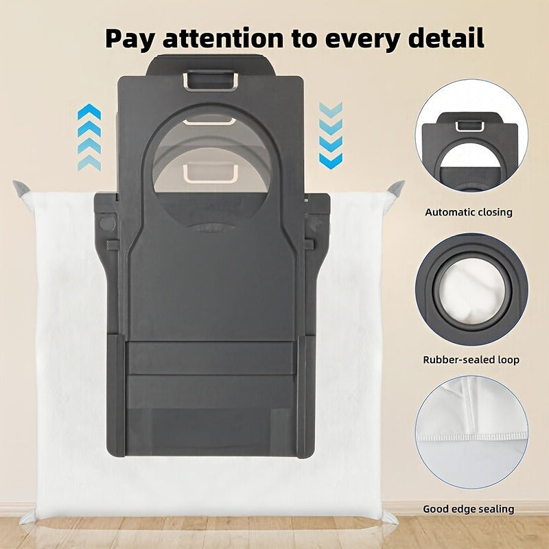 Get a pack of 5 High-Efficiency Dust Bags designed for Robot Vacuum Cleaners. These bags are compatible with Dream X30 Ultra/L10s Pro Ultra/X40 Ultra models, offering a large capacity and 99.9% filtration rate. They feature a convenient auto-sealing