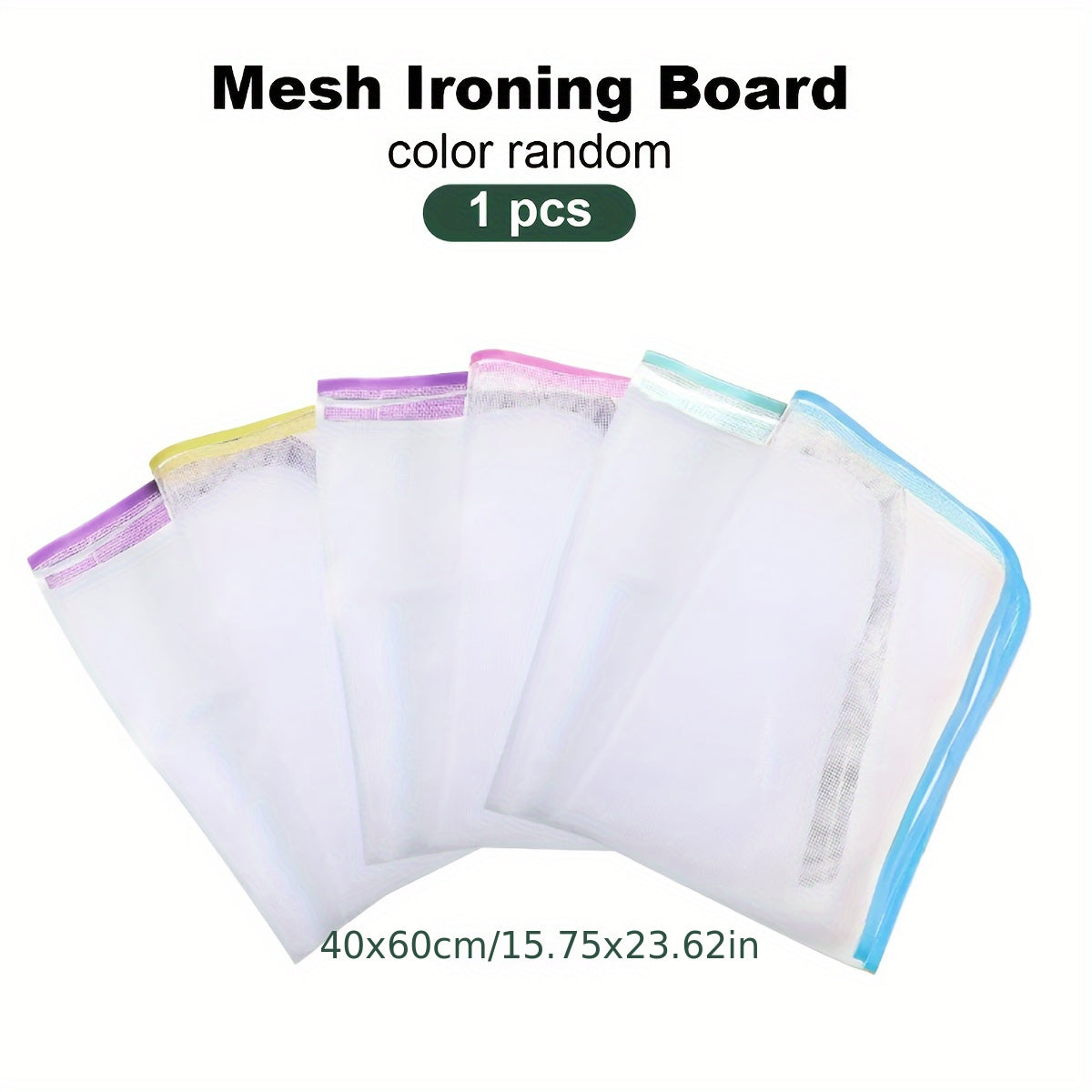 Non-Electric Mesh Cloth Cover provides Dual-Size Heat-Resistant Ironing Protection Pad for Safe Ironing Board Use