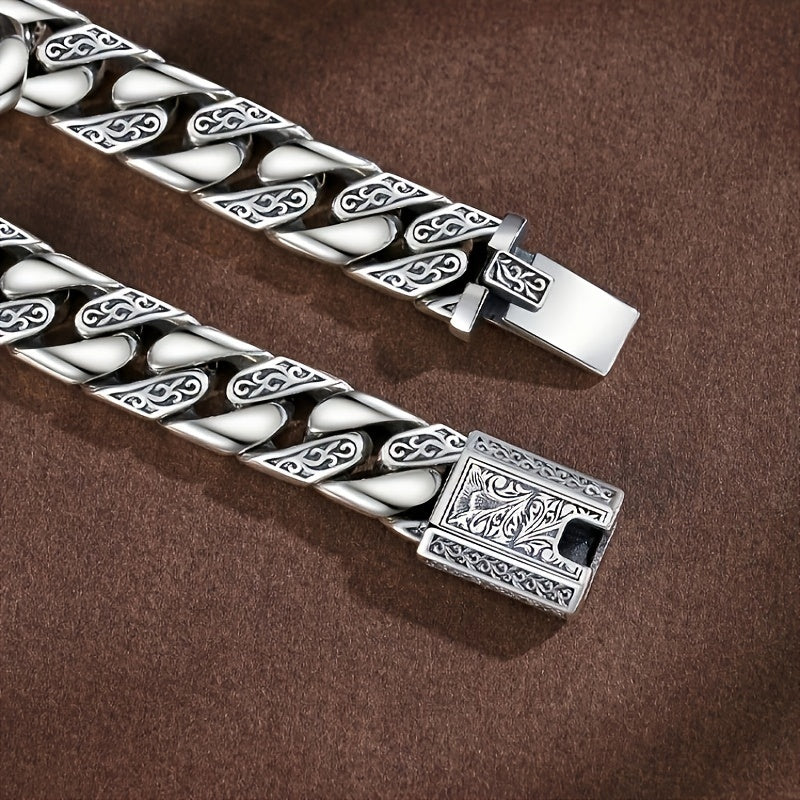 Stylish Punk Bracelet for Couples - Trendy 2023 Tangcao Design, Made from Non-Magnetic Copper