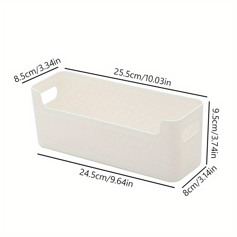 Wall-mounted storage box with cabinet inside for organizing supplies without punching holes. Cabinet door includes shelf for fresh-keeping film and bags.