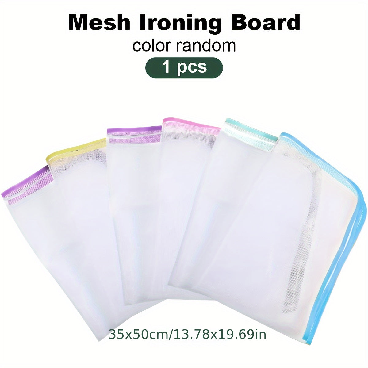 Non-Electric Mesh Cloth Cover provides Dual-Size Heat-Resistant Ironing Protection Pad for Safe Ironing Board Use