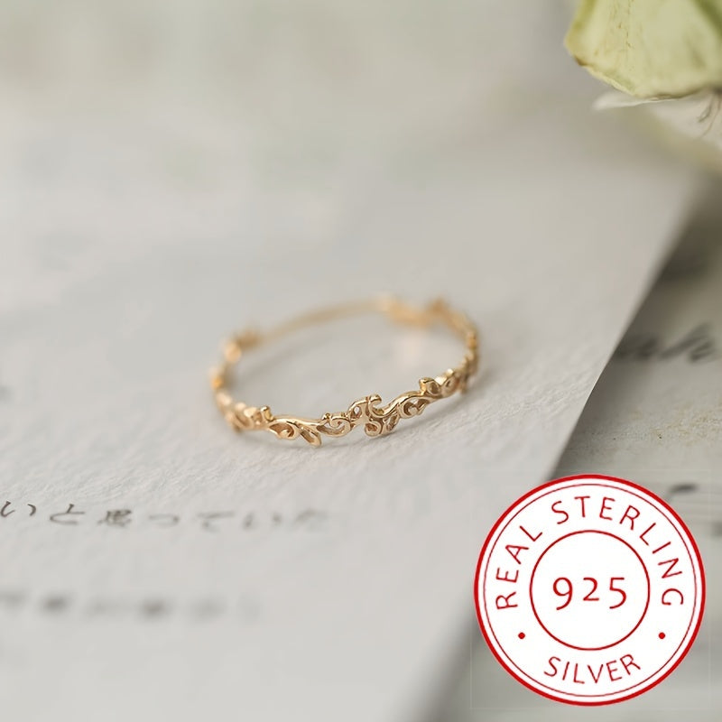 1. Light luxury style S925 silvery ring weighing 2.1g, showcasing a royal nobility and versatile personality. This retro asymmetric whitening ring for women embodies elegance and simplicity, with a celestial symbol theme perfect for basic commuting and a