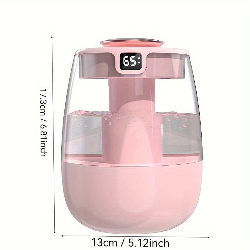 Large mist humidifier with USB power- perfect for bedroom and desk use.