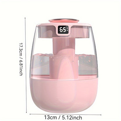 Large mist humidifier with USB power- perfect for bedroom and desk use.