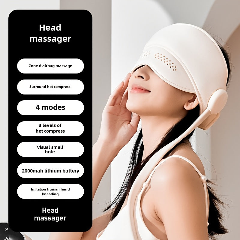 3-in-1 Massager for Head, Eyes, and Sleep Support