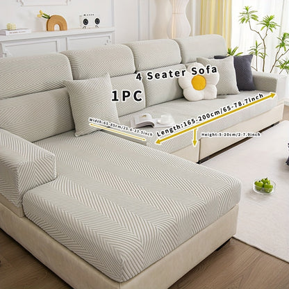 Nordic Elastic Sofa Cover for All Seasons, Pet Scratch Protection.