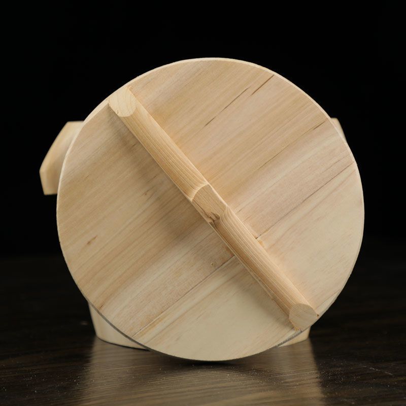 Wooden Steamer Basket - Ideal Kitchen Tool for Healthy Cooking, Great for Steaming Rice & Vegetables