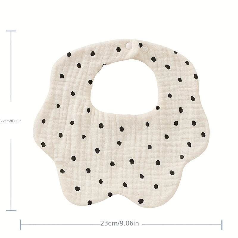 Мягкий и регулируемый биб с 6 слоями муслина для новорожденных, младенцев и детей. Идеально подходит для прорезывания зубов, слюнотечения и поддержания чистоты малыша. Подходит как для мальчиков, так и для девочек.
