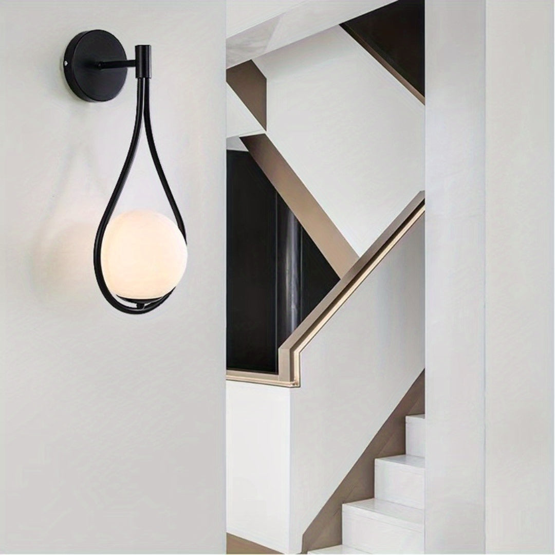 Light Luxury Nordic wall light for living room and bedroom decor, with simple, creative design.