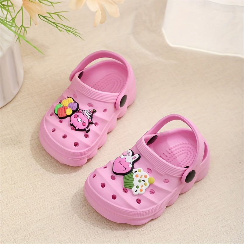 Children's Croc-style EVA slides: lightweight, durable, all-season sandals for ages 14 and under.