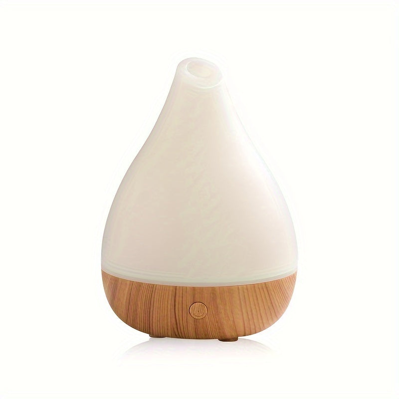 Wood print humidifier with aromatherapy diffuser for a relaxing atmosphere, ideal for home decor, office, and travel gifts.