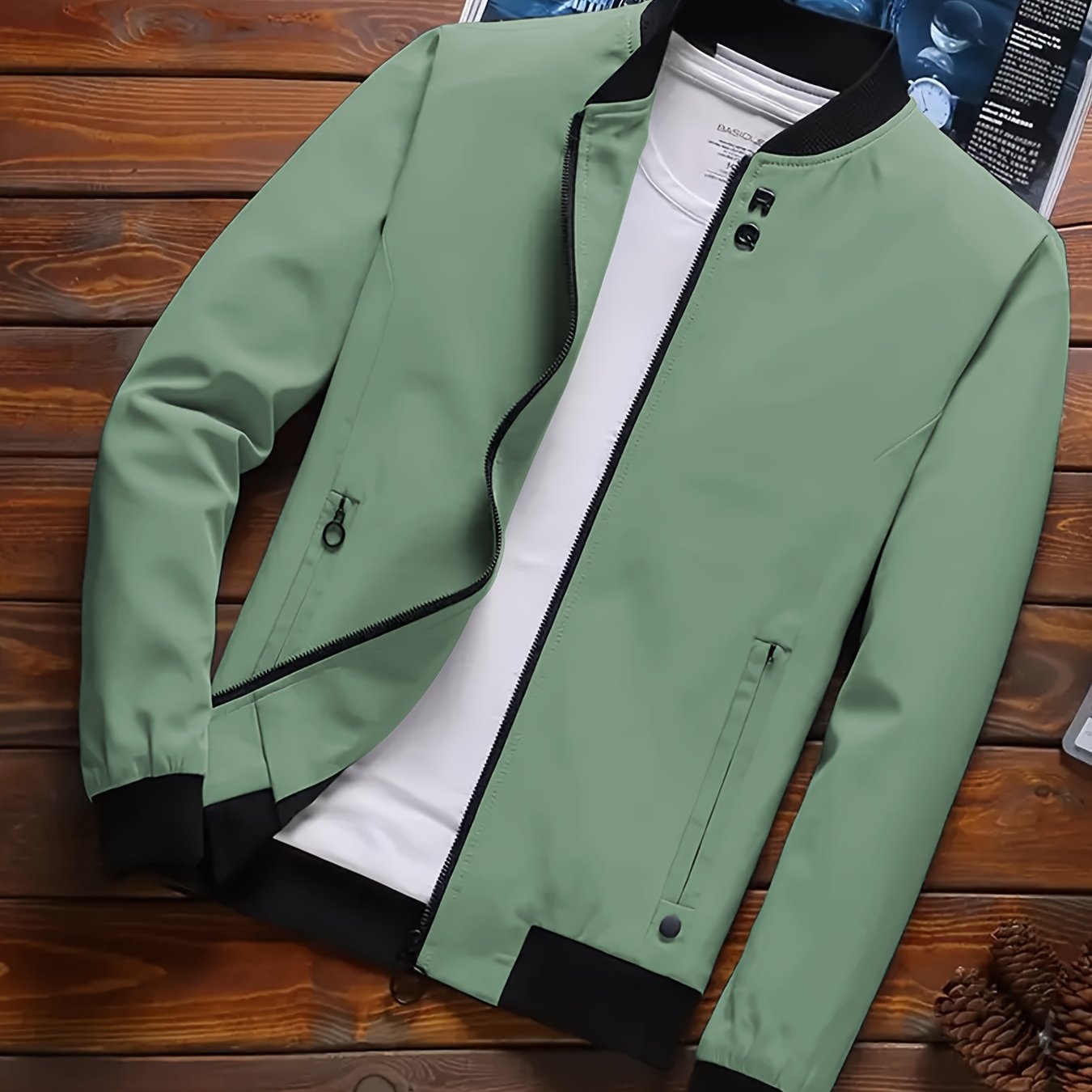 2024 Men's Fashion Casual Sports Jacket for Spring and Autumn