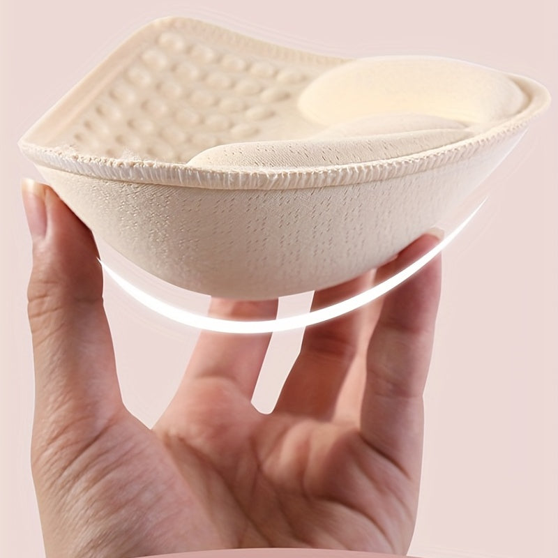 Replaceable inner sponge push up pads for women's lingerie and underwear accessories.