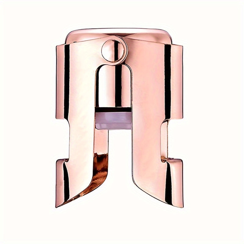 Stainless steel Champagne stopper for preserving freshness in Champagne and sparkling wine.