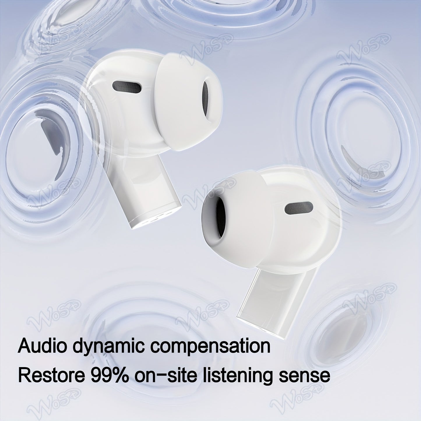 WoSD 2025 New TWS Wireless Earbuds with unmatched comfort, HIFI sound, Dolby Bass, ACC Stereo HD Calling - Ideal for Android, iPhone, sports, music lovers.