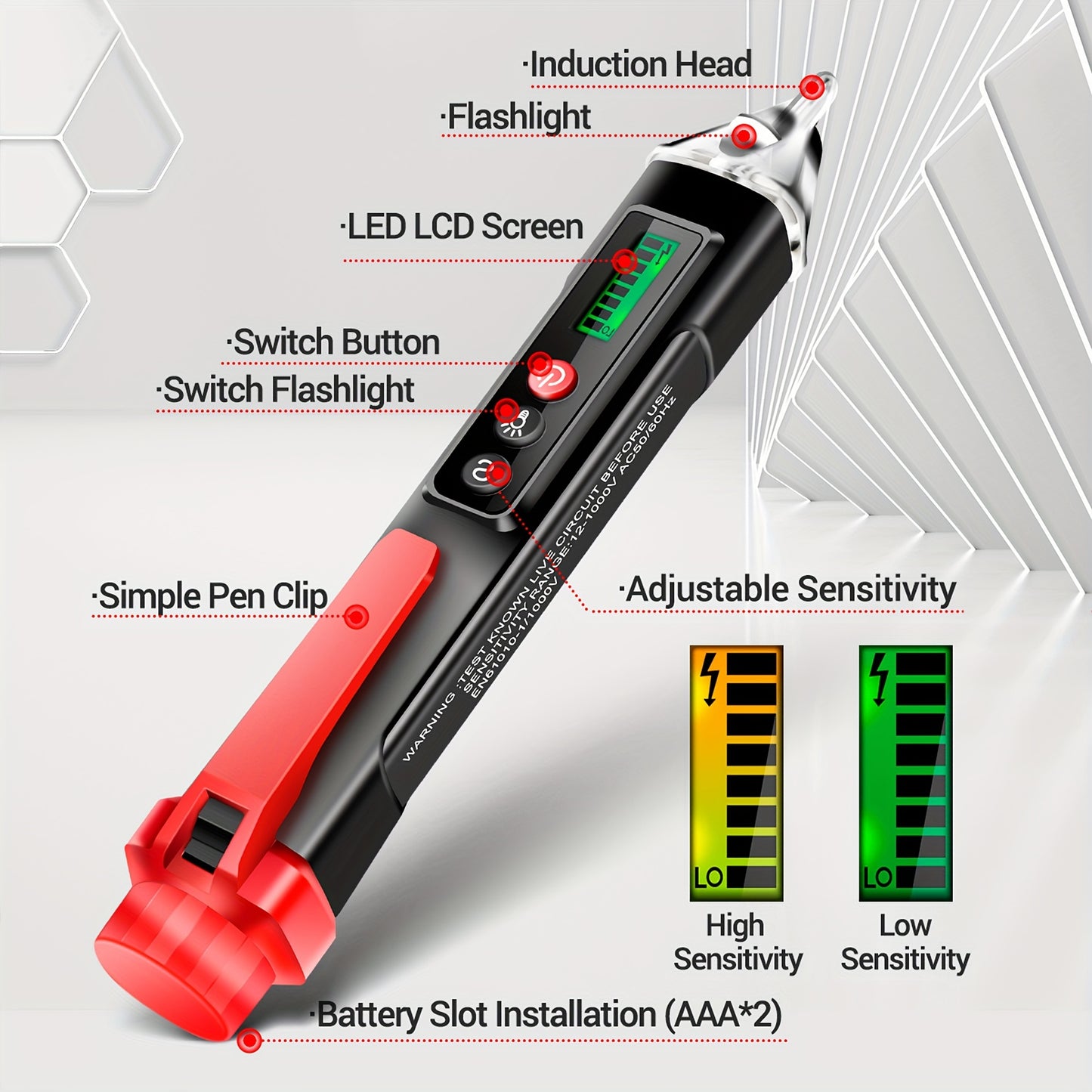 Набор ST181 Advanced Clamp Multimeter включает индукционную ручку и зуммер для измерения тока, напряжения, ёмкости, сопротивления, обнаружения NVC, непрерывности диода и рабочего цикла.