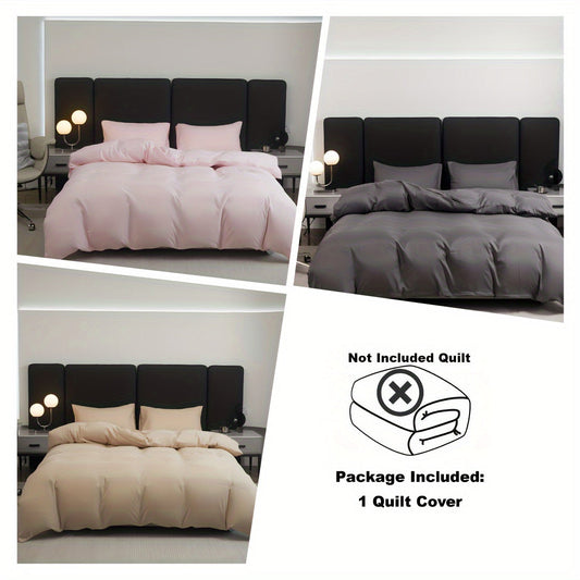 Single piece of a simple duvet cover in a solid color, providing soft comfort for your bedroom, guest room, or dorm. This set includes the duvet cover only - no duvet core or pillowcase included.