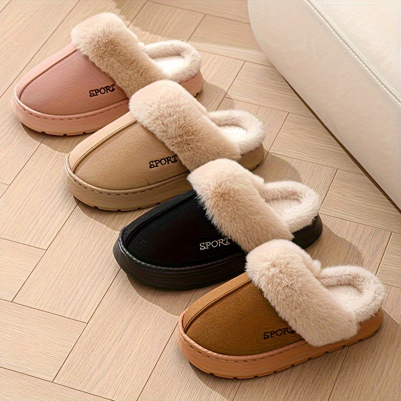 Women's Indoor Slippers with Soft Fabric Upper and EVA Sole, Comfortable for Home