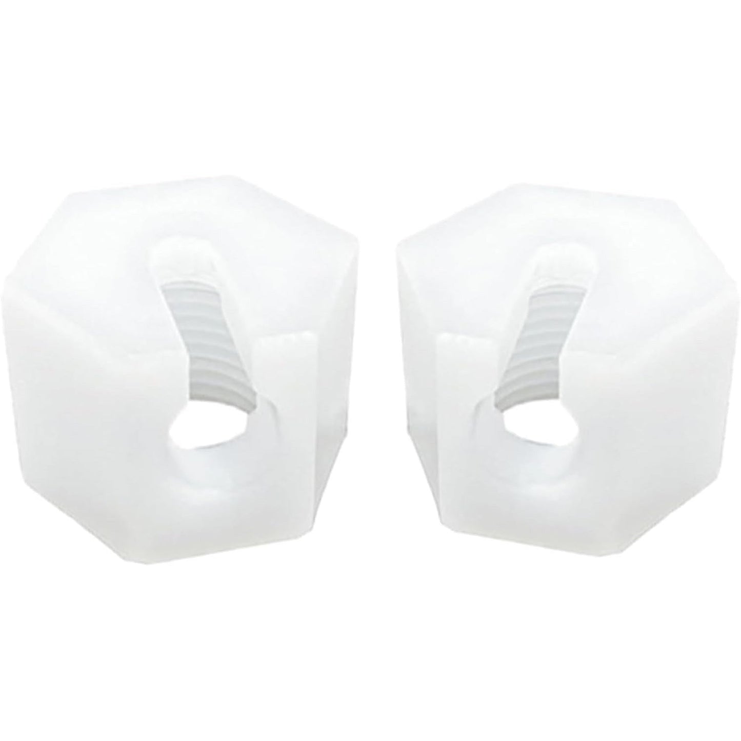 Set of 2 White Replacement Nuts for SodaStream Crystal 1.0 & 2.0 - Convenient Kitchen & Dining Accessory for Cordless Sparkling Water Maker