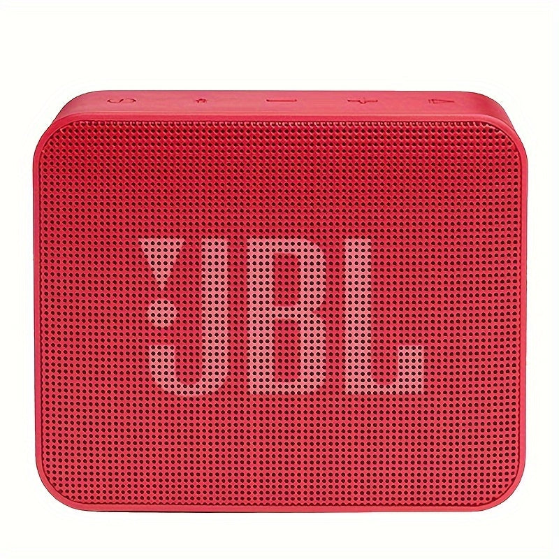 Compact JBL GO ESSENTIAL speaker in Golden Brick Youth Edition with vibrant bass, wireless connectivity, and USB charging. Perfect for use at home, in the car, or outdoors.