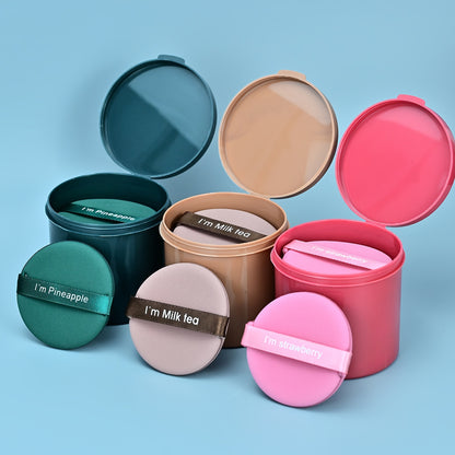 7pcs Air Cushion Makeup Sponge Puff with Storage Case included. Available in Round/Teardrop shapes. Can be used dry or wet for powder foundation, BB cream, etc. Ideal blender set.